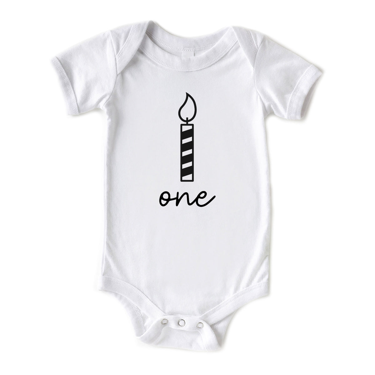 One Candle Birthday Onesies® Brand