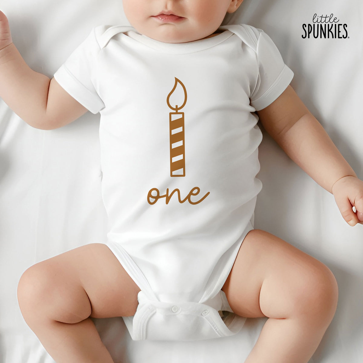 One Candle Birthday Onesies® Brand