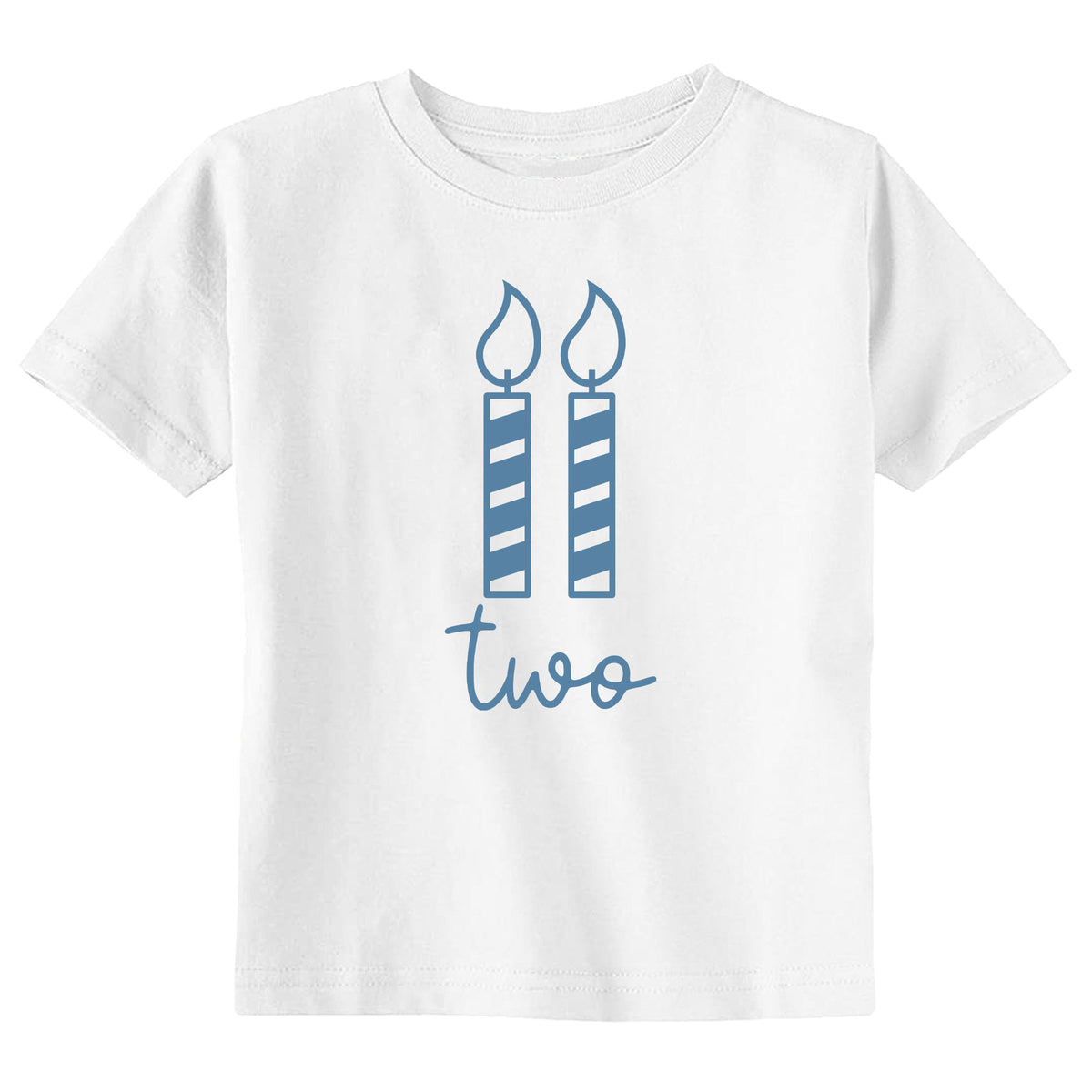 Two Candle Birthday T-Shirt