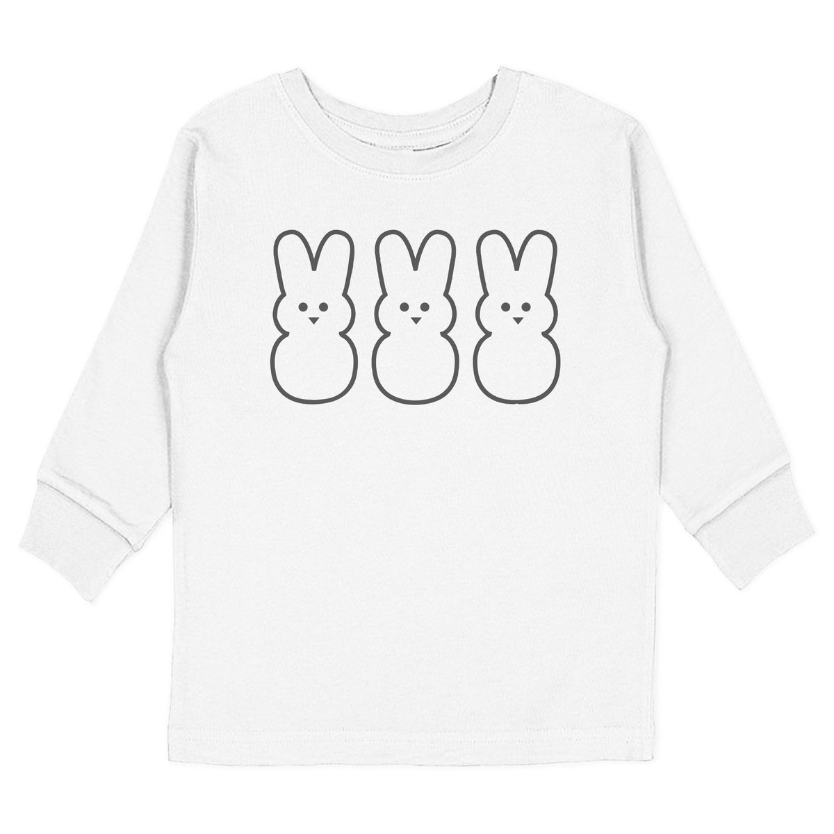 3 Peep Bunnies with Name T-Shirt