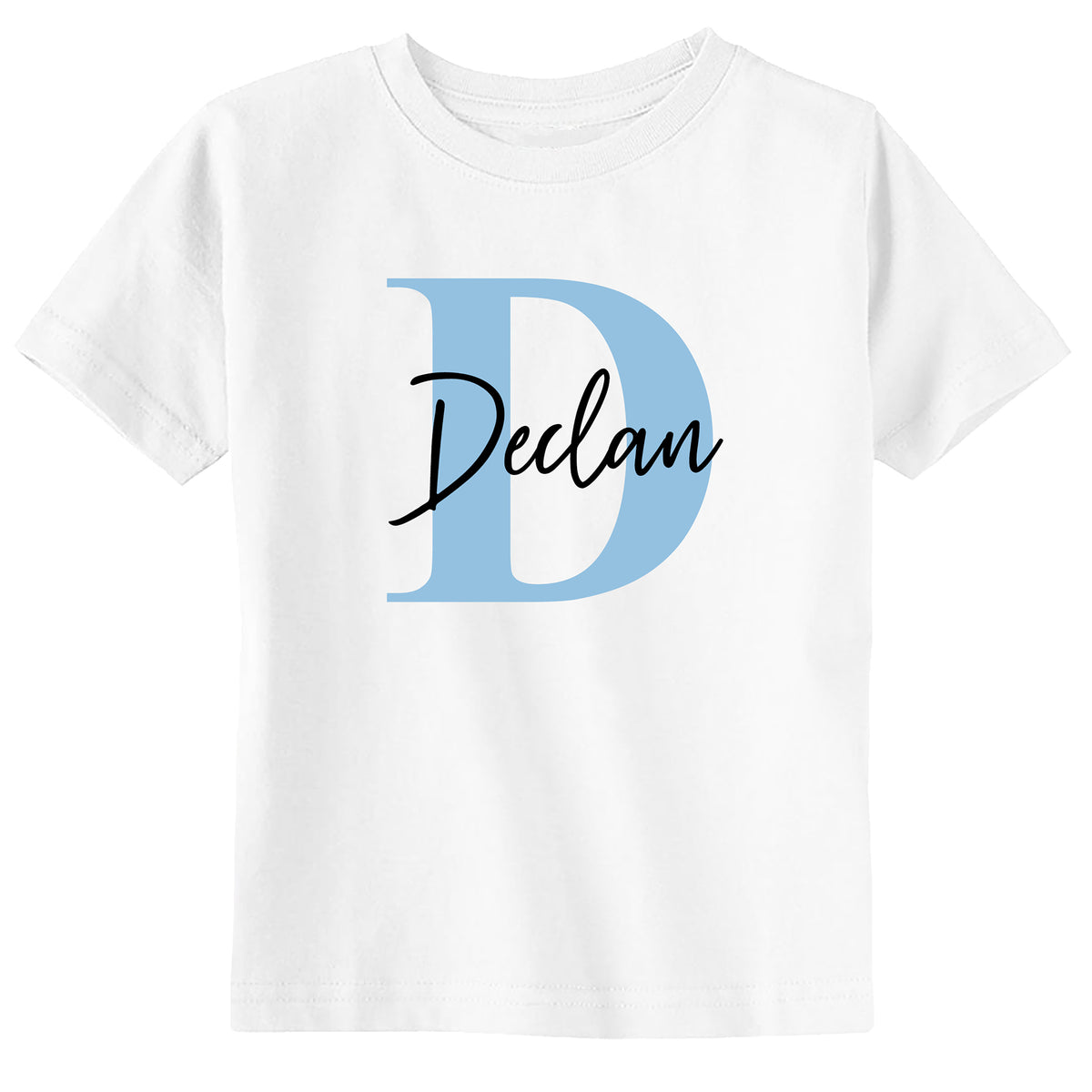 Alphabet Blue Letter Name T-Shirt