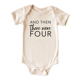 And Then There Were Four Natural Onesies® Brand