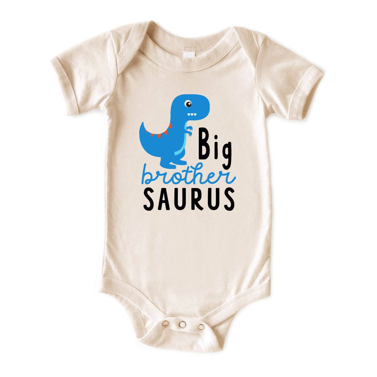 Big Brother Saurus (Blue Dino) Natural Onesies® Brand