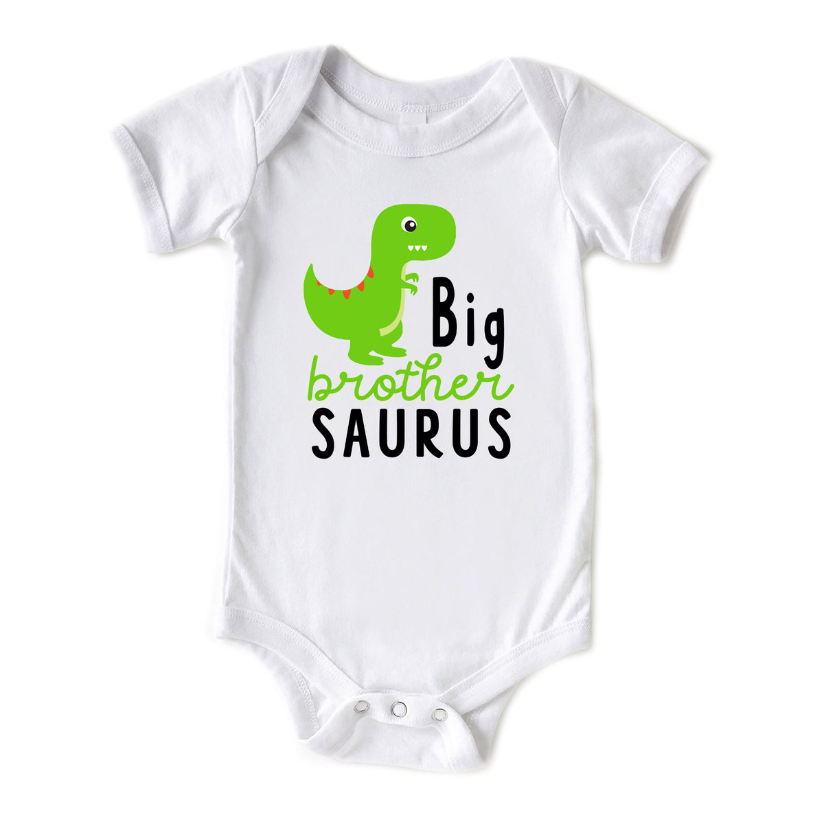 Big Brother Saurus (Green Dino) Onesies® Brand