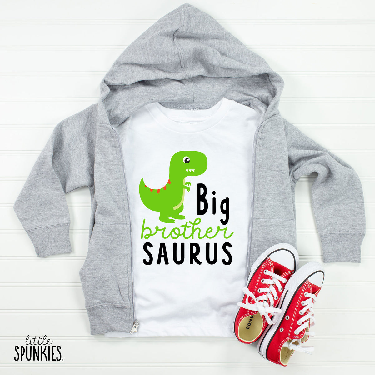 Big Brother Saurus (Green Dino) T-Shirt