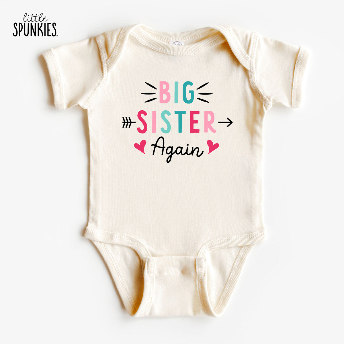 Big Sister Again Natural Onesies® Brand