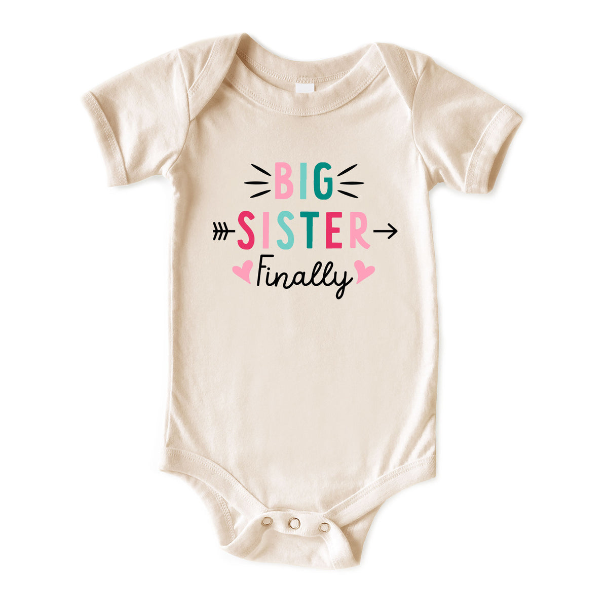 Big Sister Finally Natural Onesies® Brand