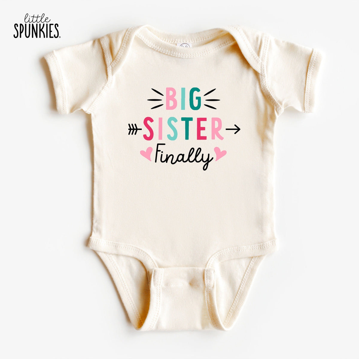 Big Sister Finally Natural Onesies® Brand