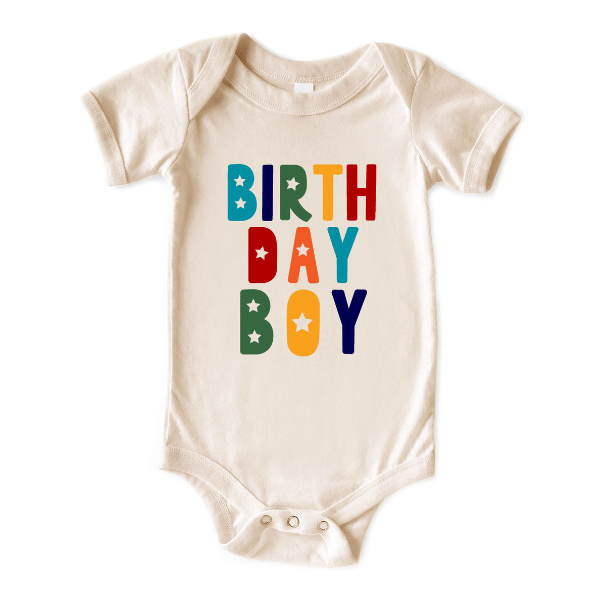 BIRTH DAY BOY Natural Onesies® Brand