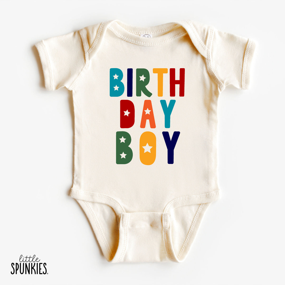 BIRTH DAY BOY Natural Onesies® Brand