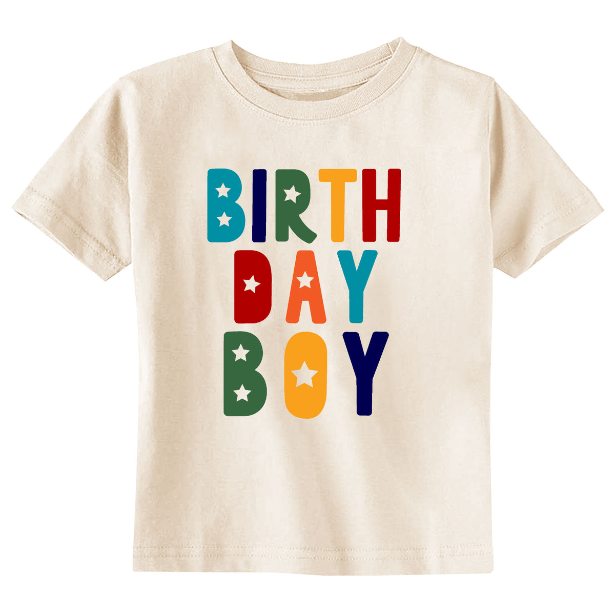 BIRTH DAY BOY Natural T-Shirt