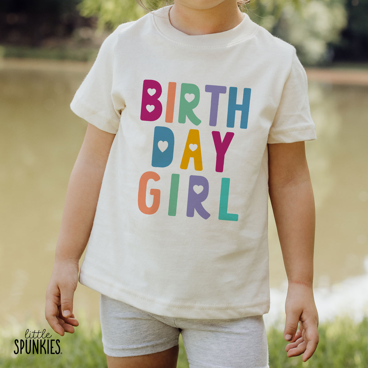 BIRTH DAY GIRL Natural T-Shirt