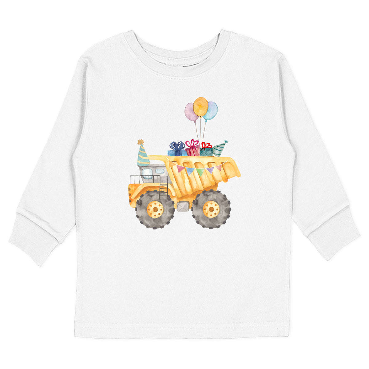 Birthday Dump Truck with Name T-Shirt