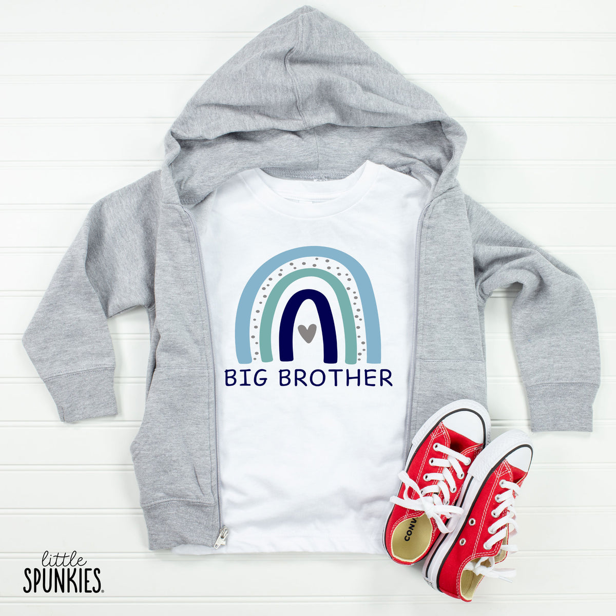 Blue Rainbow Big Brother T-Shirt