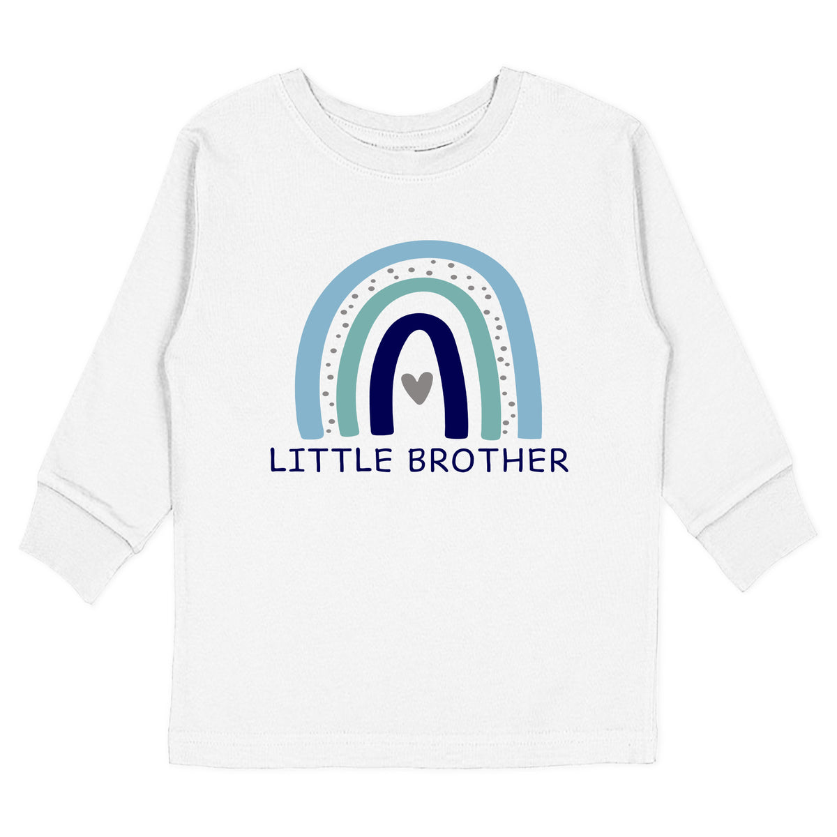 Blue Rainbow Little Brother T-Shirt