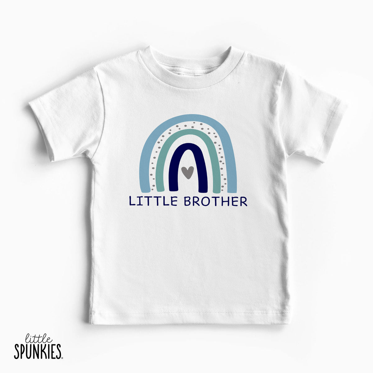 Blue Rainbow Little Brother T-Shirt