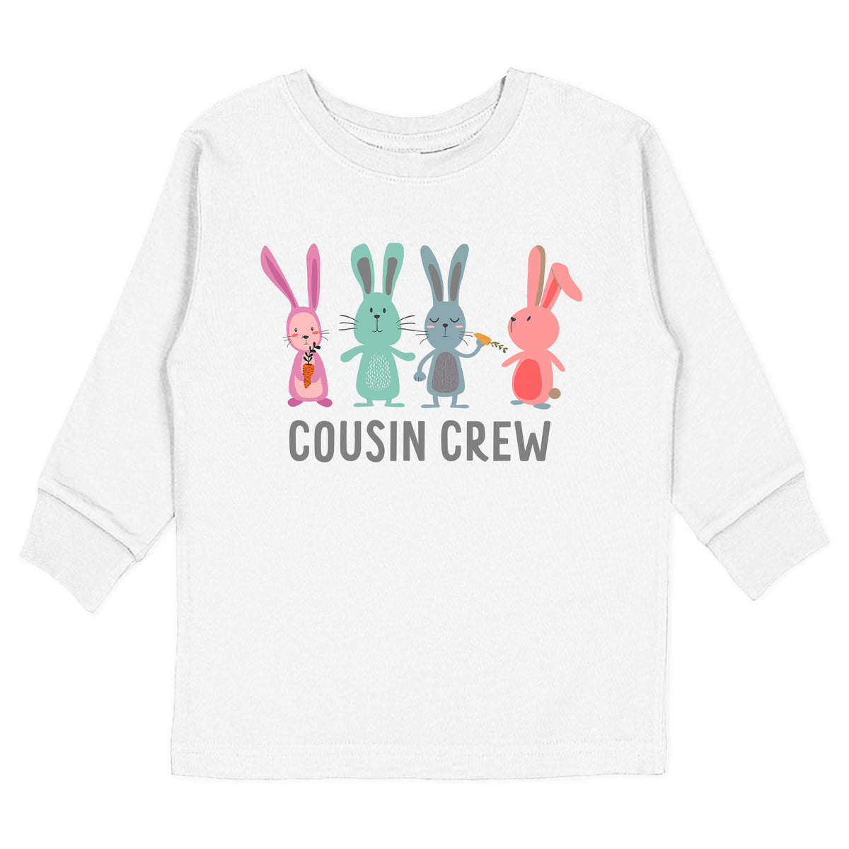 Bunnies Cousin Crew with Name T-Shirt