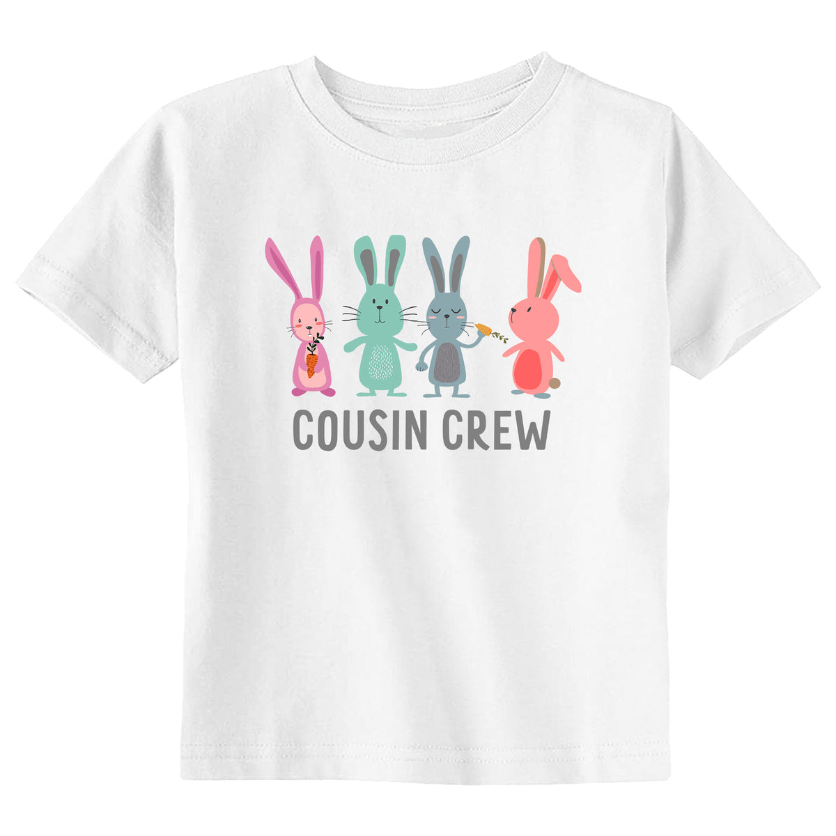 Bunnies Cousin Crew with Name T-Shirt