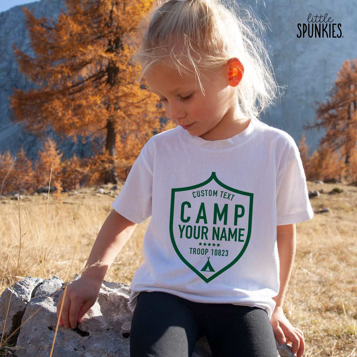 Custom Camp Troop Badge T-Shirt