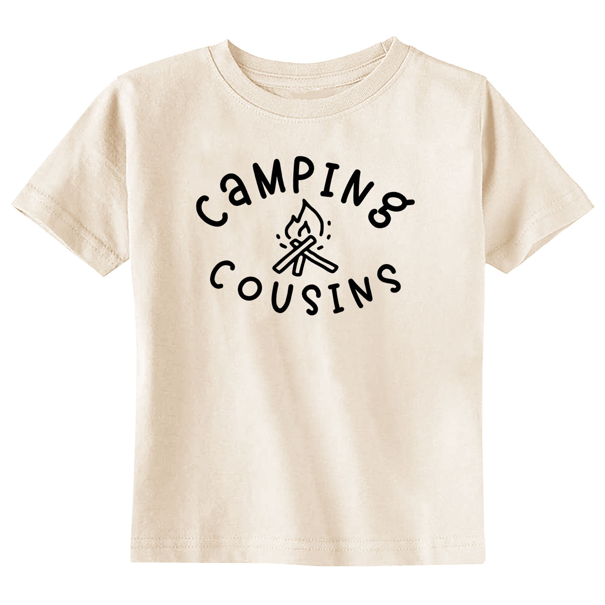 Camping Cousins Natural T-Shirt