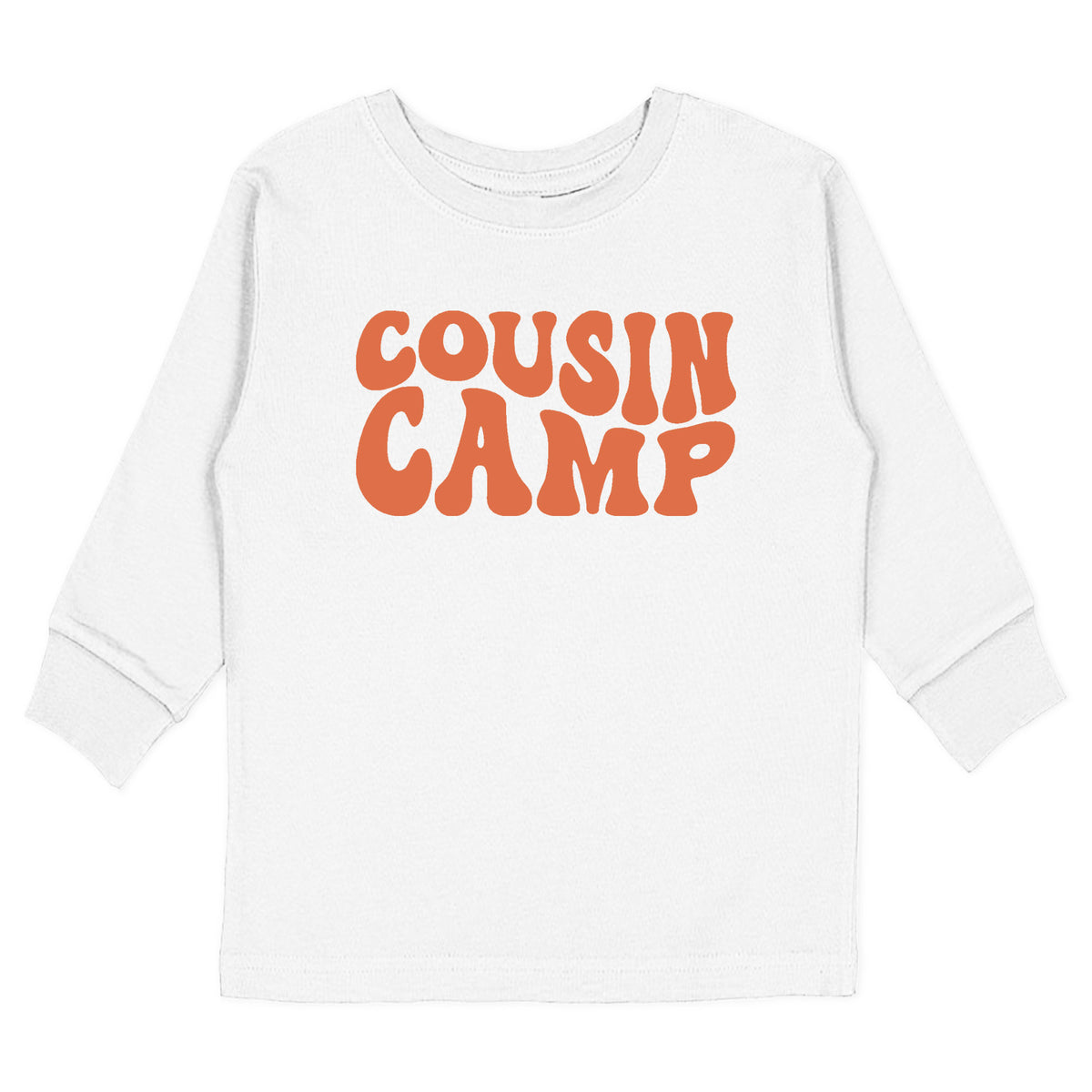 Cousin Camp Groovy Text T-Shirt