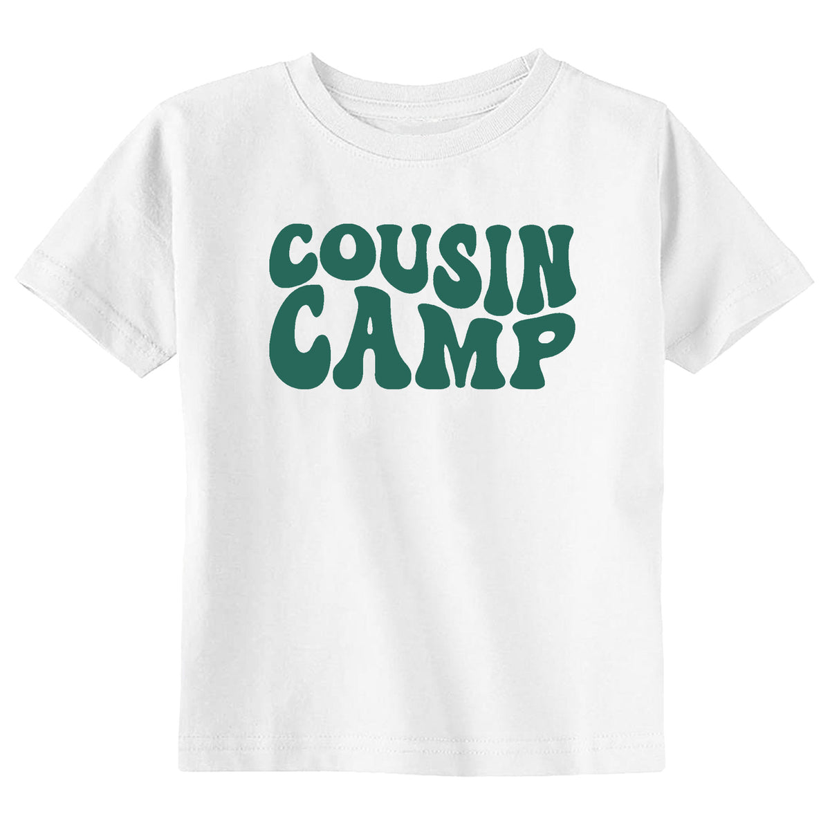 Cousin Camp Groovy Text T-Shirt