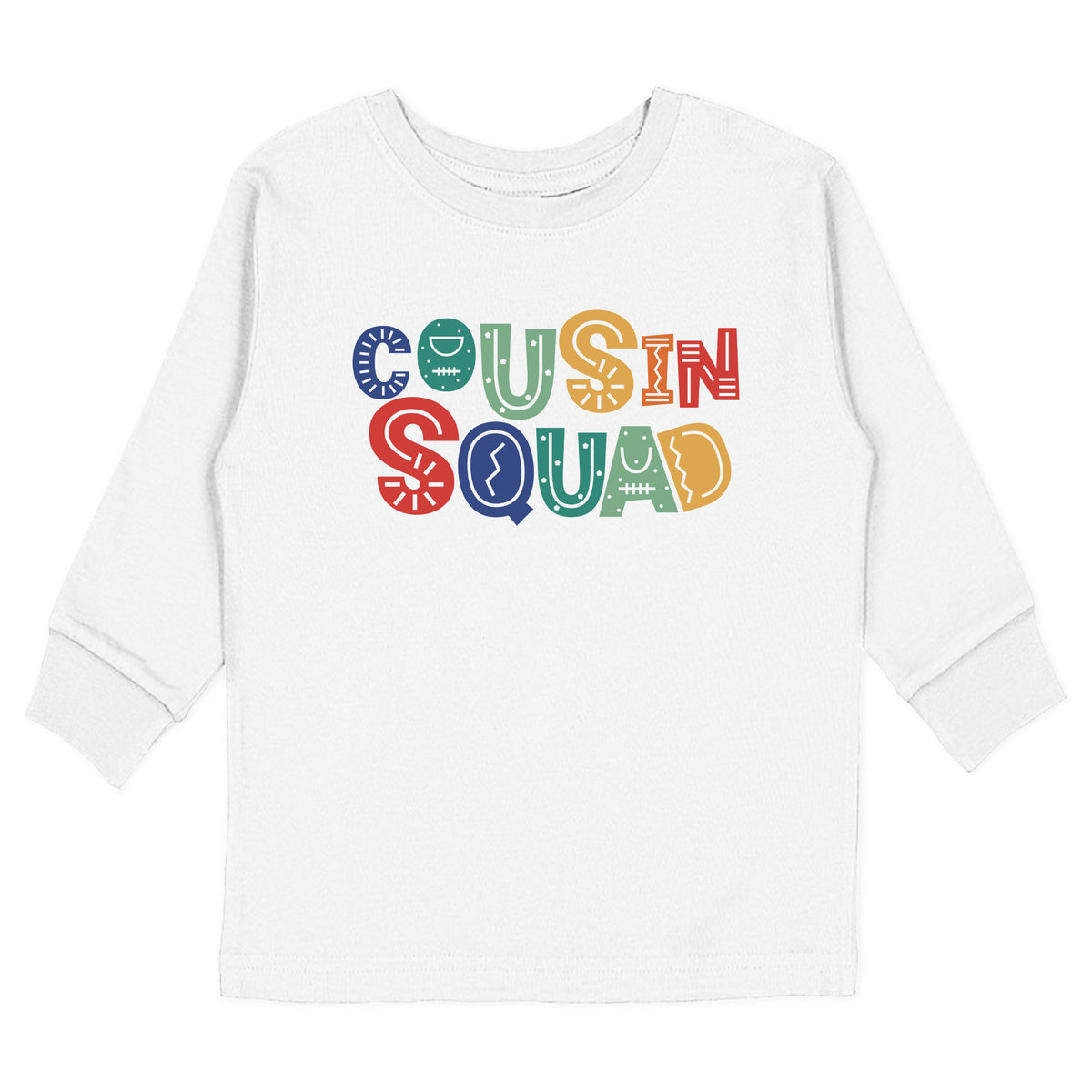 Cousin Squad Candy Font T-Shirt