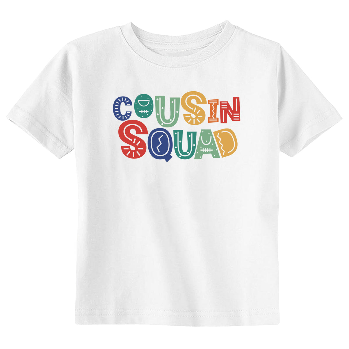 Cousin Squad Candy Font T-Shirt