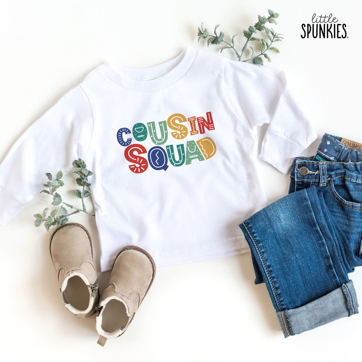 Cousin Squad Candy Font T-Shirt