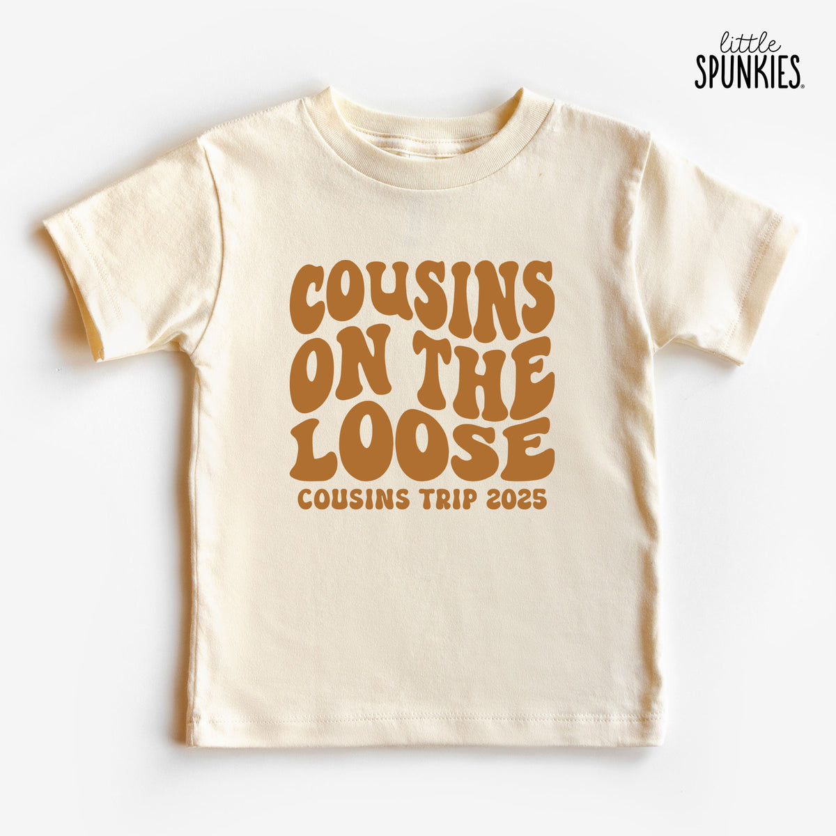 Cousins on the Loose Cousin Trip with Year Natural T-Shirt