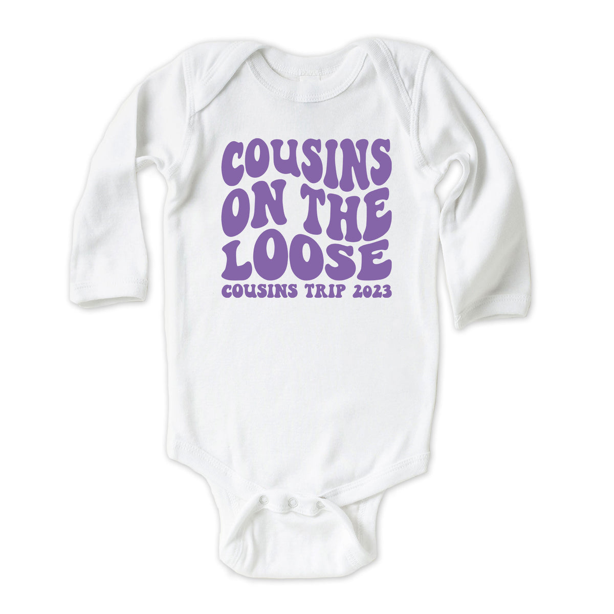 Cousins on the Loose Cousin Trip with Year Onesies® Brand