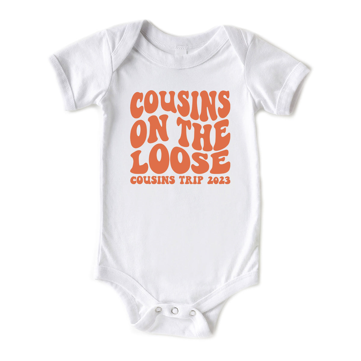 Cousins on the Loose Cousin Trip with Year Onesies® Brand