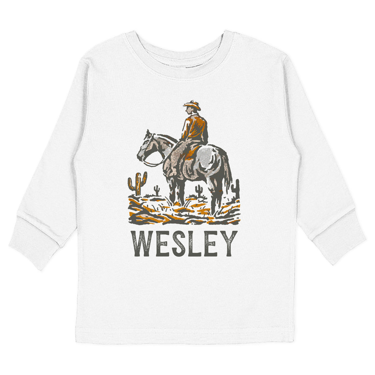 Cowboy with Name T-Shirt