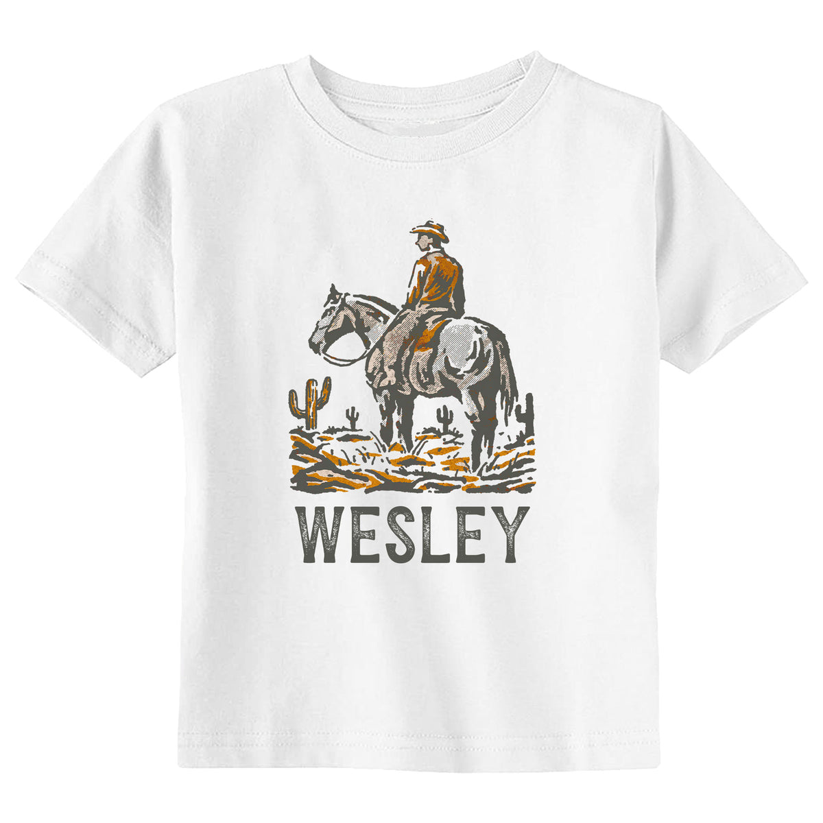 Cowboy with Name T-Shirt