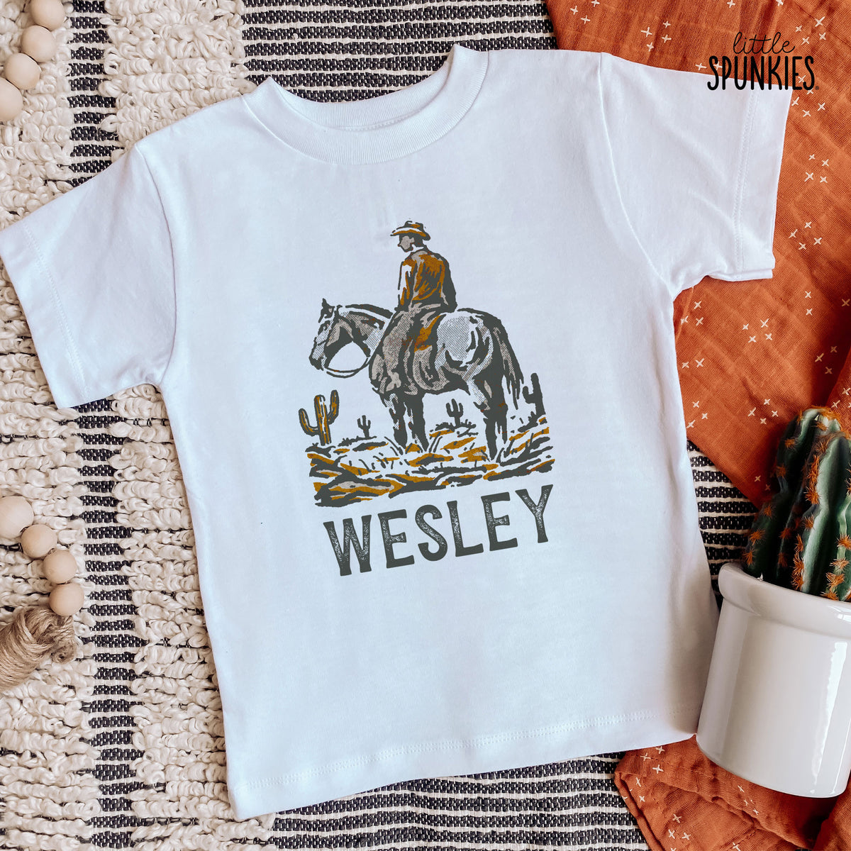 Cowboy with Name T-Shirt