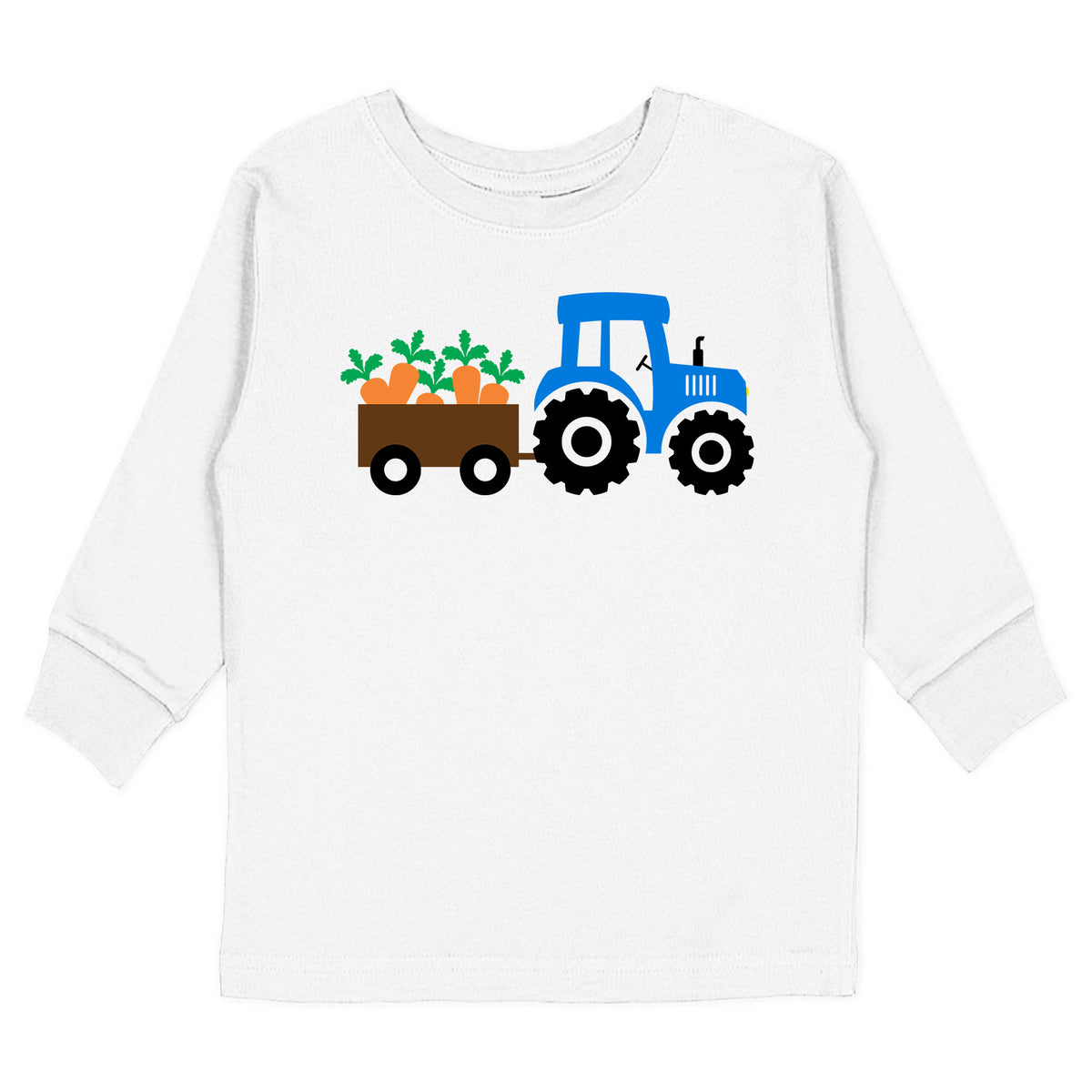 Easter Carrot Tractor with Name T-Shirt