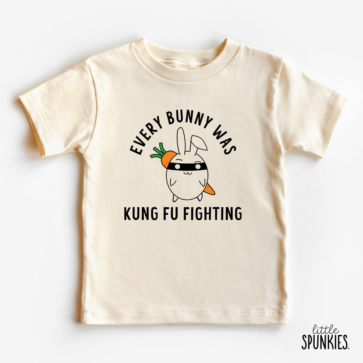 Every Bunny was Kung Fu Fighting Natural T-Shirt