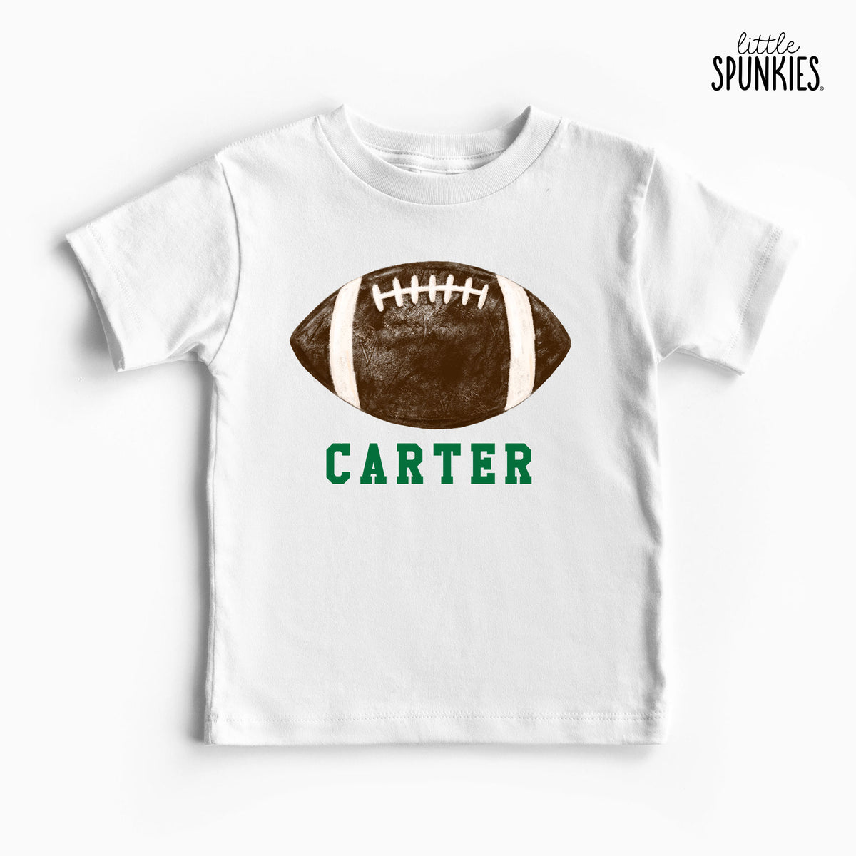 Football with Name T-Shirt