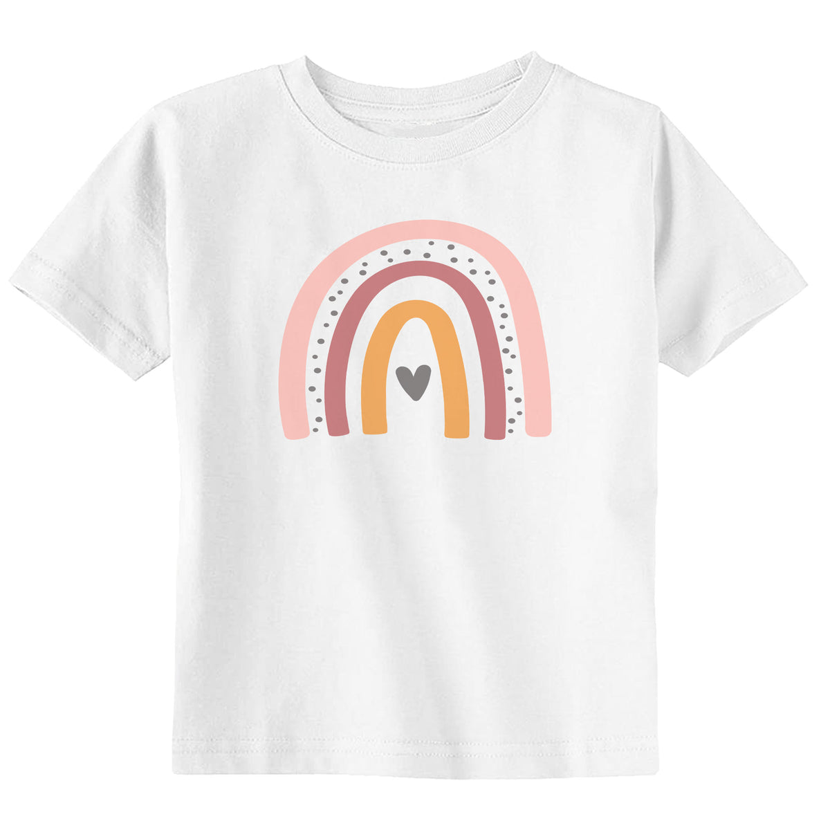 Girl Rainbow with Name T-Shirt