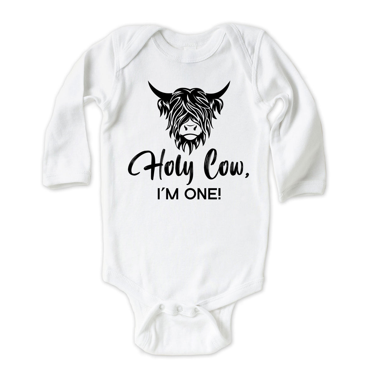 Holy Cow I'm Age (BOY) Onesies® Brand