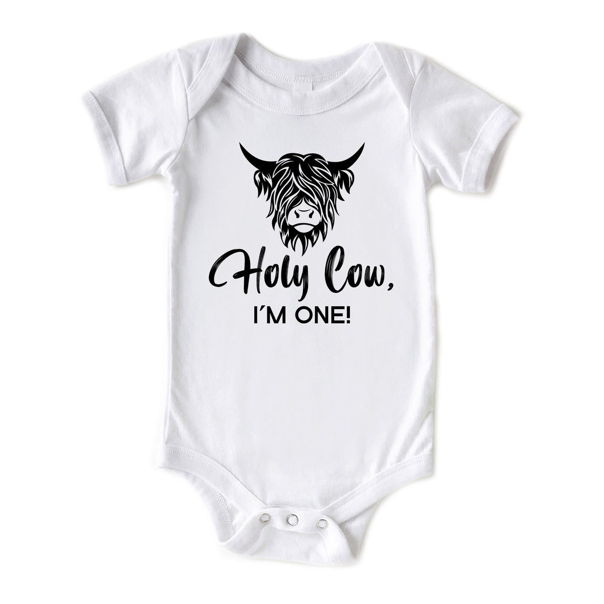 Holy Cow I'm Age (BOY) Onesies® Brand