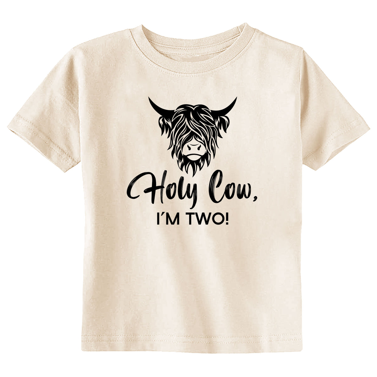 Holy Cow I'm Age (BOY) Natural T-Shirt