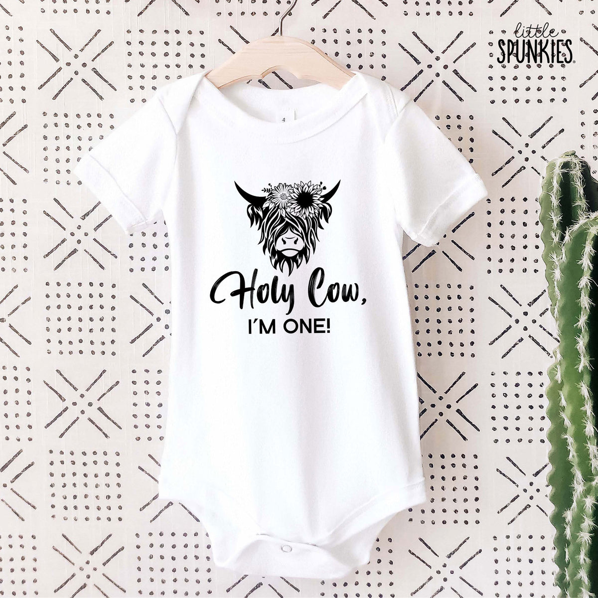 Holy Cow I'm Age (GIRL) Onesies® Brand