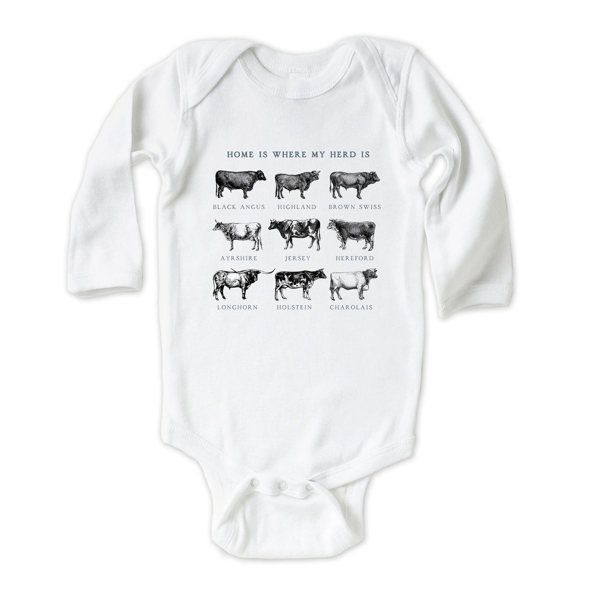 Home is Where the Herd Is Onesies® Brand