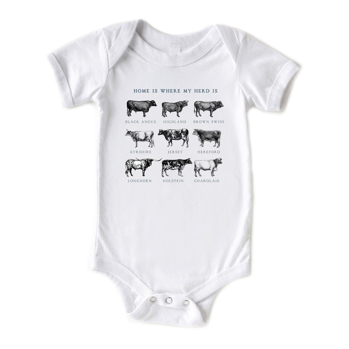 Home is Where the Herd Is Onesies® Brand