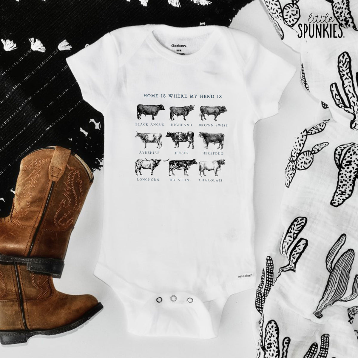 Home is Where the Herd Is Onesies® Brand