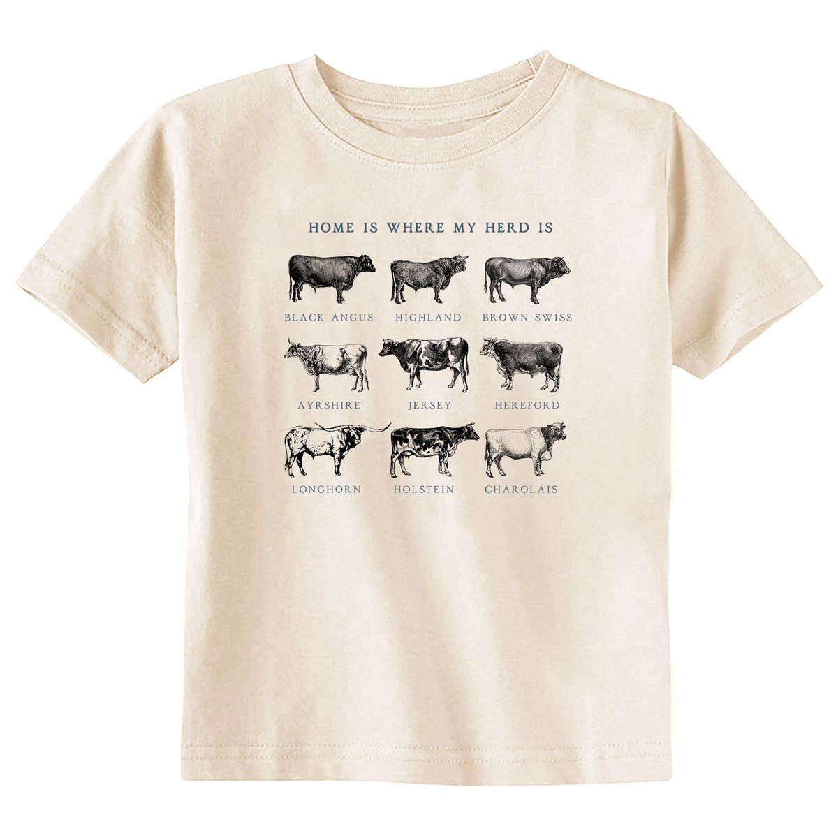 Home is Where the Herd Is Natural T-Shirt