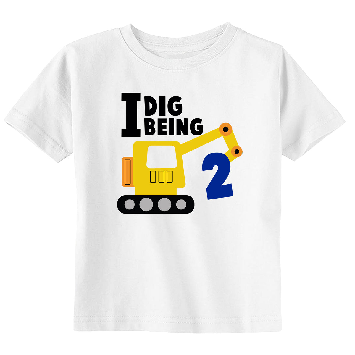 I Dig Being 2 with Name T-Shirt