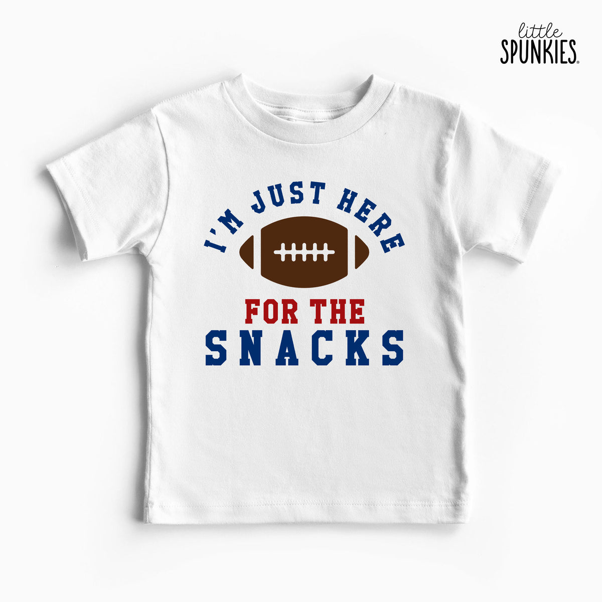 I'm Just Here for the Snacks (Football) T-Shirt