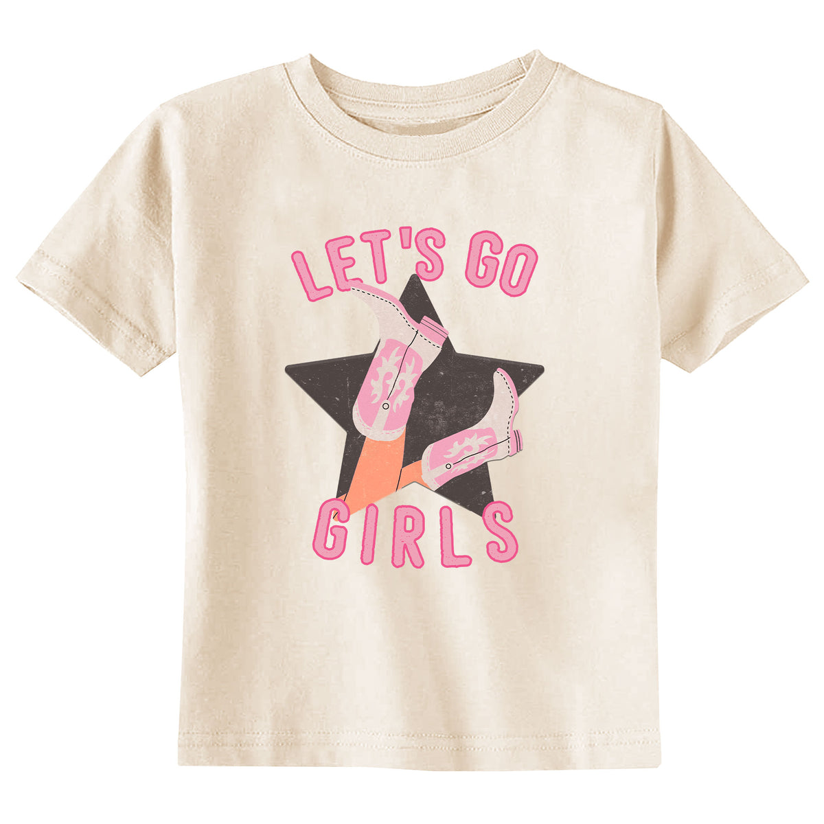 Let's Go Girls Natural T-Shirt